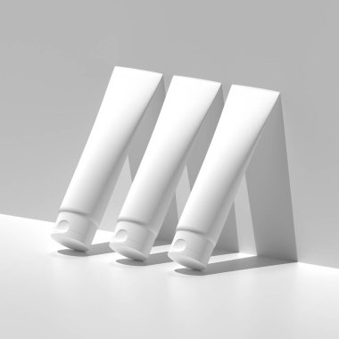 Krem, kozmetik ve ilaç tasarımı için 3D tasarım, ambalaj şablonu modellemeleri