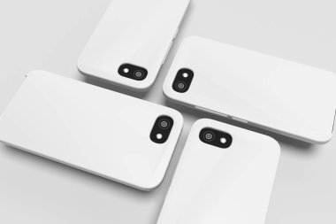 3d render phone case mockup for place or design, seamless, pattern