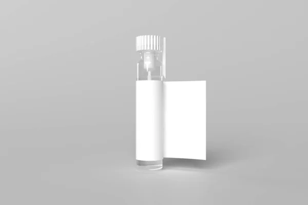 Renderizar Amostra Perfume Mockup Com Espaço Para Design — Fotografia de Stock