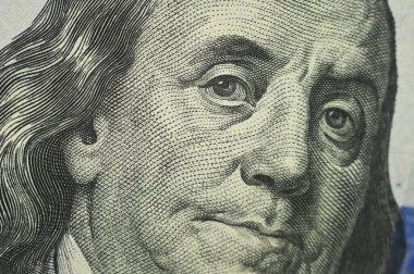 Benjamin Franklin 'in yeni yüz Amerikan doları üzerindeki portresi