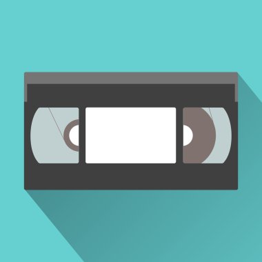 Vector Video Tape Icon clipart