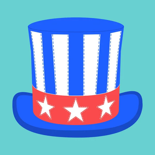 Uncle Sam hat — Stock Vector