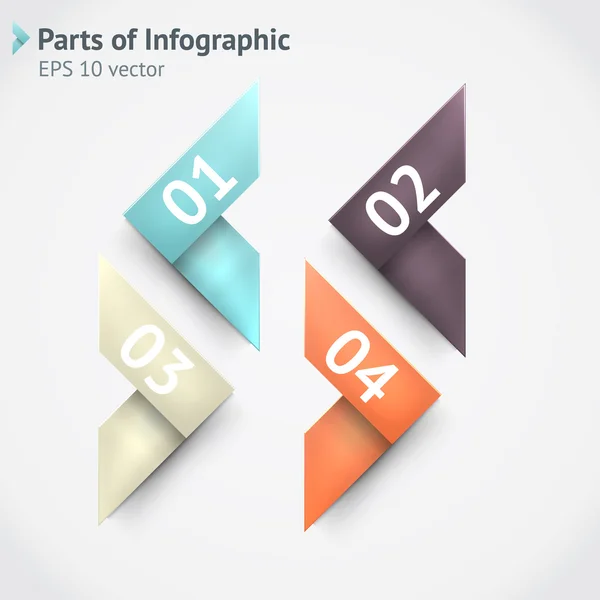 Infografica vettoriale — Vettoriale Stock