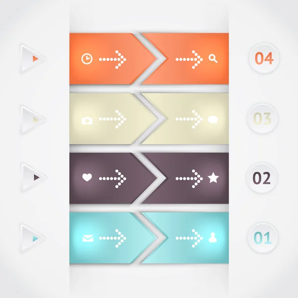 Vektör infographics — Stok Vektör