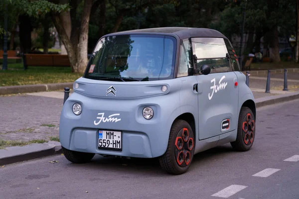 Tbilisi Georgia July 2022 Electric Citroen Ami Car Zero Emission — Photo