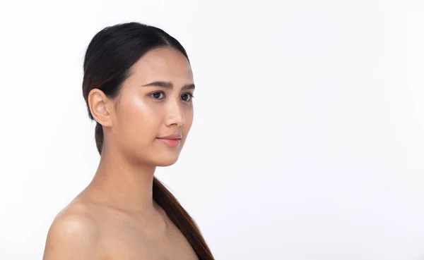 Face Shot Beauty Haut 20S Asian Woman Hat Schöne Augen — Stockfoto