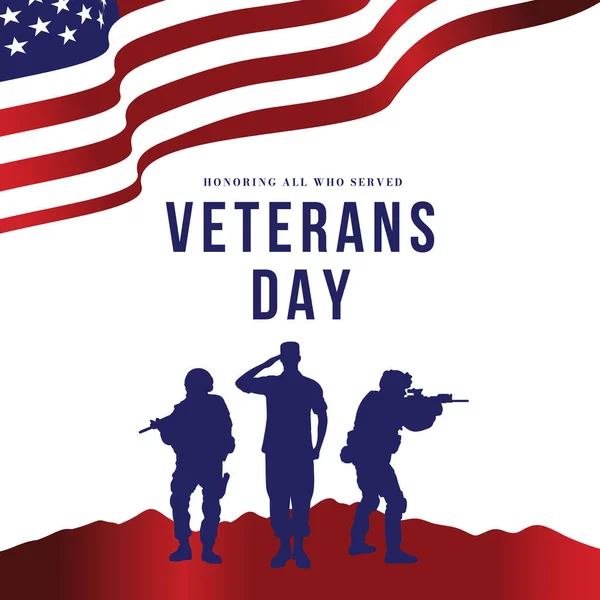 Veterans Day is a holiday in the United States to honor the men and women who have served in the United States Armed Forces. Veterans Day falls every second Monday in November, and is designated a federal government holiday and a statewide holiday.