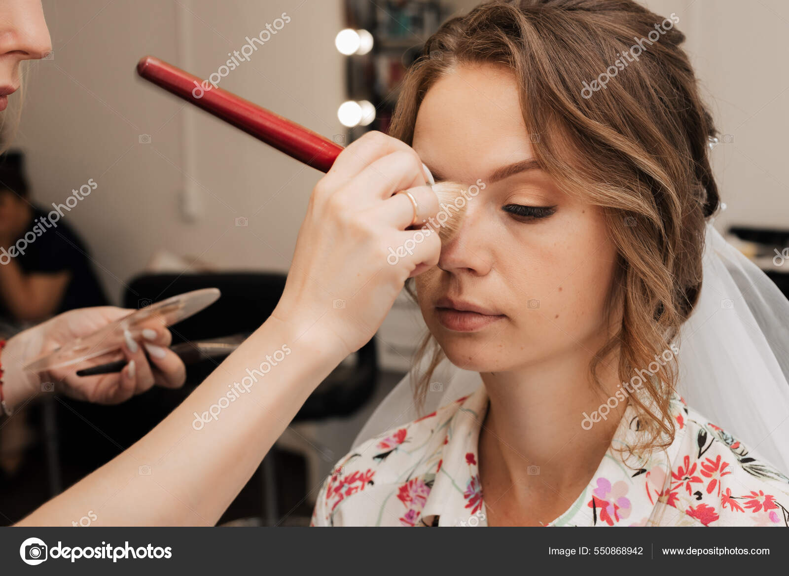 Wedding makeup artist salon sales
