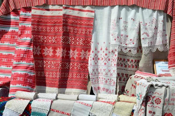 Belarusian towels — Stock Photo, Image