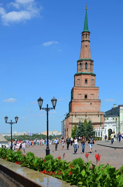 Kazan kremlin, wieża syuyumbike — Zdjęcie stockowe