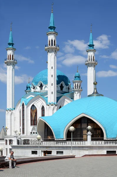 Kazan Kremlin, Kul Sharif mosque and "skullcap" — Stock Photo, Image