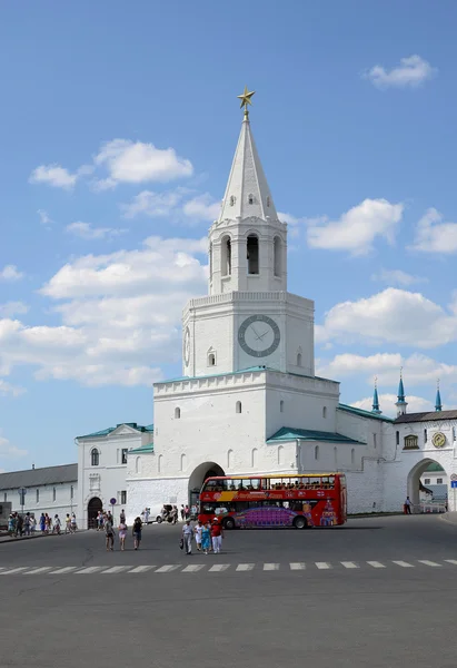 Kremlin de Kazán. pasaje Torre Spasskaya —  Fotos de Stock