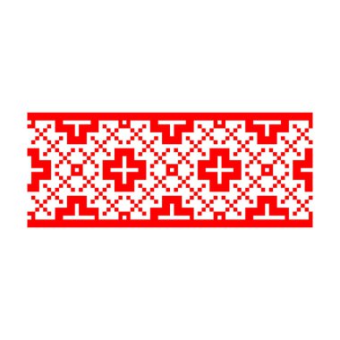 Geometrik etnik model geleneksel arka plan pürüzsüz Ukraynalı Vyshyvanka