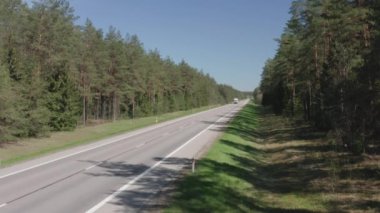 Kargo Kargo Kargo Karavanıyla Kargo Yarı Kamyonu Otoyolda