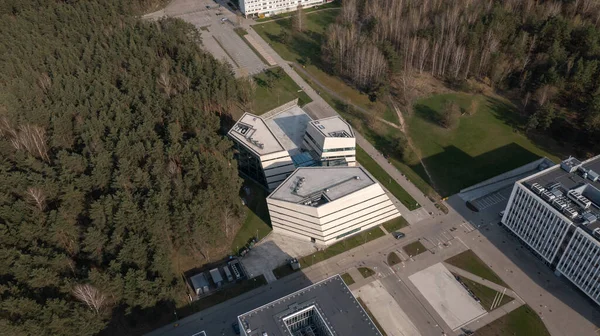Современная научная библиотека Вильнюсских университетов — стоковое фото