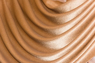 Açık lambrequin (portiere, perde) altın renk