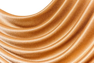 Penceresinde açık lambrequin (portiere, perde) altın rengi. Klasik dekorasyon kapalı açıklıklar saçakların moda haline geri..