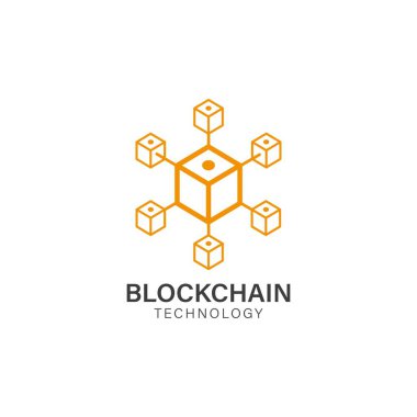 Basit blok ve çizgi ağ vektör tasarımı ile NFT, Non-Fon-Karşılanabilir Token kavramı.