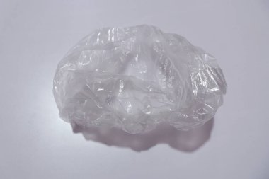 Plastik Kıl Maskesi Beyaz Arkaplanda İzole Edildi