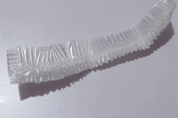 Пластиковая Маска Волос Изолированная Белом Фоне — стоковое фото