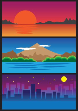 üç yatay görüntüle