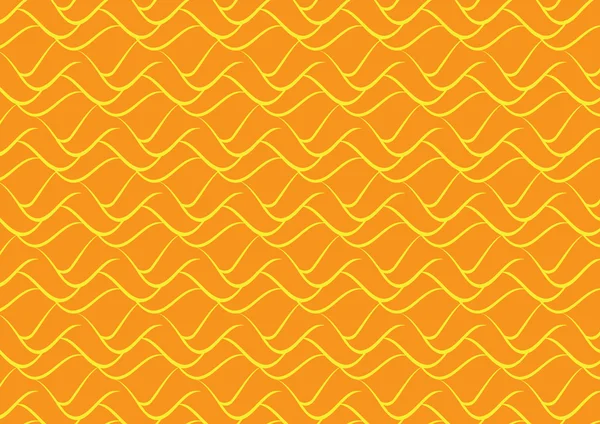 Patrón de onda naranja abstracta — Vector de stock