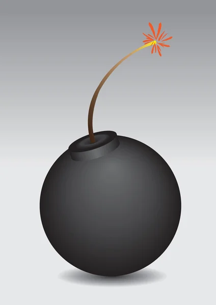 Ilustracja wektorowa bomba — Wektor stockowy