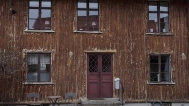 Old Town, İsveç, Pan 'da Eski Bina Tahta Dış Yüzey