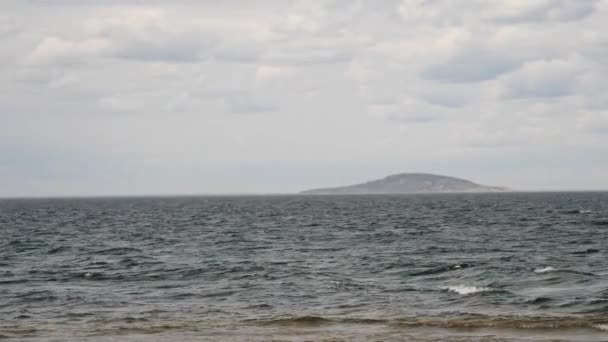 Island Bla Jungfrun National Park Open Sea Suécia Imagens Alta — Vídeo de Stock