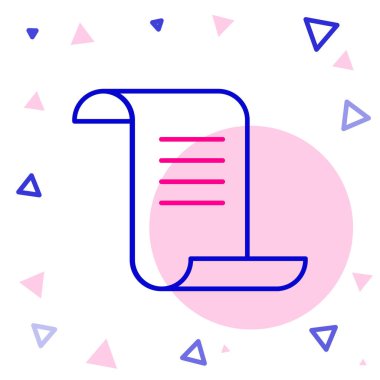 Beyaz arka planda izole edilmiş Eskiler 'in sihirli kitabı simya tarifleri, mistik büyüler ve büyü simgesi. Renkli taslak konsepti. Vektör