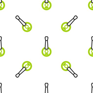 Banjo simgesi beyaz arkaplanda iz bırakmadı. Müzik aleti. Vektör