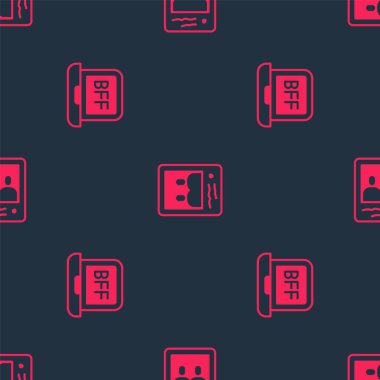 En iyi arkadaş ya da en iyi arkadaş olmayı ve aile fotoğrafını kusursuz bir kalıba oturtmayı. Vektör