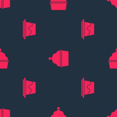 Puding ve Kek 'i pürüzsüz bir kalıba sokun. Vektör