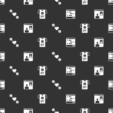 Sohbet mesajlarını dizüstü bilgisayara, görüntülü sohbet konferansına, romantik ilişkiye ve en iyi arkadaşlara ayarlayın ya da sonsuza kadar kusursuz kalıpta kalın. Vektör