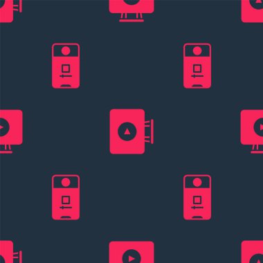 Fotoğraf, video çekimi ve Online 'ı kusursuz bir şablona ayarla. Vektör