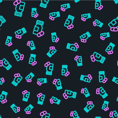 Hat ilacı şişesi ve hap ikonu siyah arka planda izole edilmiş. Şişe hapı işareti. Eczane tasarımı. Vektör