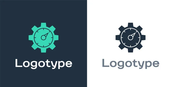 Logotyp Web Analytics Informationen und Entwicklung Website statistisches Symbol isoliert auf weißem Hintergrund. Analyse, Management, Marketing, Forschung. Logo-Design-Vorlage Element. Vektor — Stockvektor