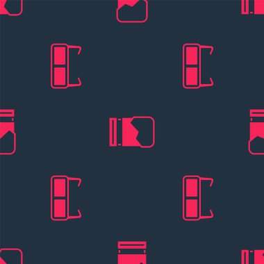 Gözlükleri ve plastik torbayı kusursuz bir şekle sokun. Vektör