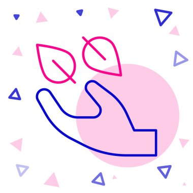 Beyaz arkaplanda el yapımı çay yaprağı izole edilmiş. Çay yaprakları. Renkli taslak konsepti. Vektör