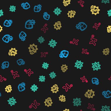 Ultraviyole ışınları ve Kelvin 'i kusursuz şekilde koruyun. Vektör