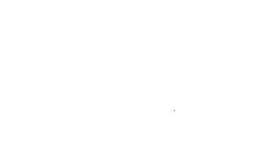 Siyah çizgi çevrimiçi araba paylaşım simgesi beyaz arkaplanda izole edildi. Çevrimiçi araba kiralama servisi. Dizüstü bilgisayar için online dizayn konsepti. 4K Video hareketli grafik canlandırması