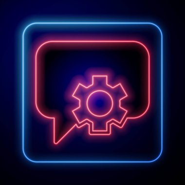 Parlayan neon telefon 24 saat destek ikonu siyah arkaplanda izole edildi. Tüm gün müşteri destek merkezi. Tam zamanlı çağrı servisi. Vektör