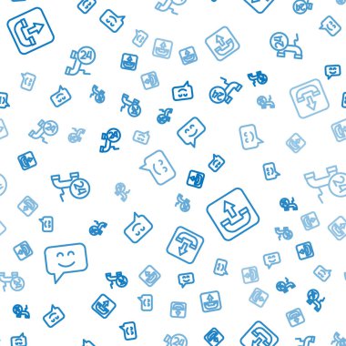 Sıraya girin, gülen yüz, giden arama telefonu ve telefon 24 saat boyunca kesintisiz destek verin. Vektör