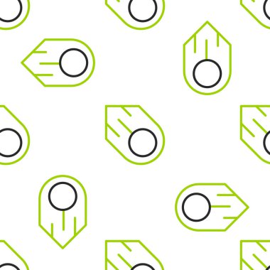 Çizgi Kuyrukluyıldızı hızla aşağıya düşüyor. Beyaz arkaplanda izole edilmiş kusursuz desen. Vektör