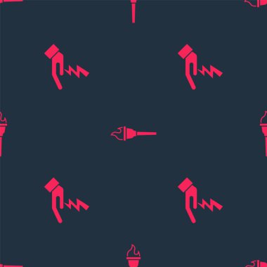 Zeus ve Torch 'u kusursuz bir kalıba sokun. Vektör