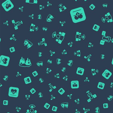 Ajan, ajan, kalp atış hızı, yanan araba ve konuşma özgürlüğü ayarları kusursuz. Vektör