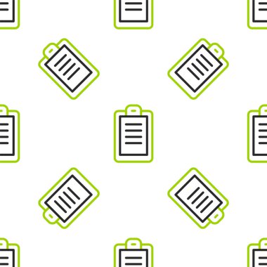 Çizgi Polisi beyaz arka planda izole edilmiş ikon raporu verdi. Vektör.