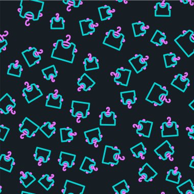 Çizgisiz kolsuz tişört simgesi siyah arkaplanda izole edilmiş. Vektör