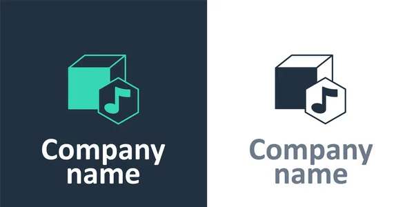 Logotipo Nft Ícone Arte Criptográfica Digital Isolado Fundo Branco Token — Vetor de Stock