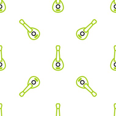 Gitar simgesi beyaz arkaplanda izole edilmiş. Akustik gitar. Telli müzik aleti. Vektör